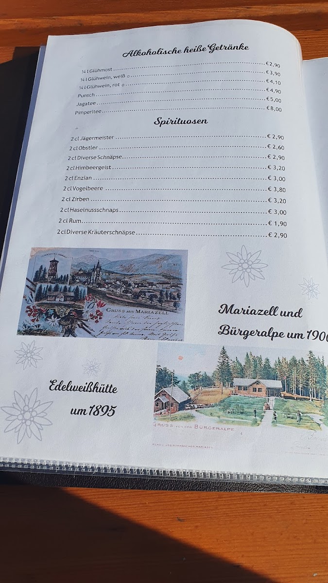 Menu Gasthaus Edelweißhutte-6